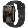 アップル アップル Apple Watch Series 10(GPS ＋ Cellularモデル)- 46mmスレートチタニウムケースとブラックスポーツバンド - S/M MWYD3JA MWYD3JA
